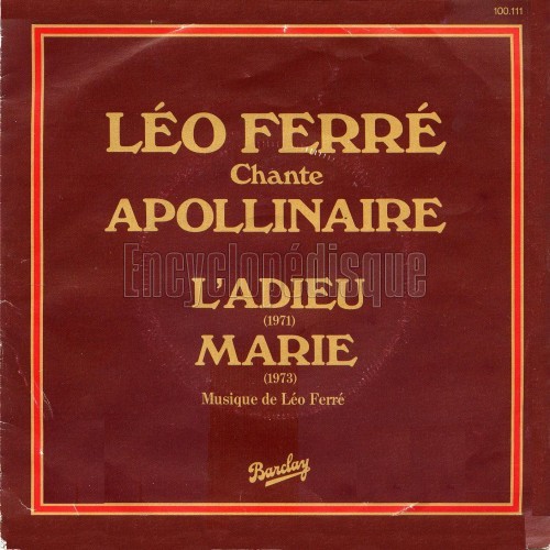 Léo Ferré chante Apollinaire