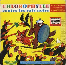 [Pochette de Chlorophylle contre les rats noirs - Journal de Tintin -]