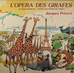 [Pochette de L’opra des girafes - Jacques Prvert -]