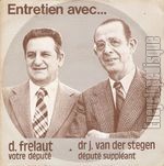 [Pochette de Entretien avec Dominique Frelaut et le docteurJacques van der Stegen , candidats du Parti Communiste Franais]