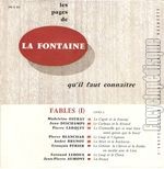 [Pochette de La Fontaine : Fables (I) (LES PAGES QU’IL FAUT CONNAITRE)]