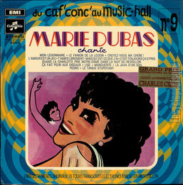 [Pochette de Du caf’ conc’ au music-hall - vol. 9 (Marie DUBAS)]