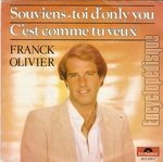 [Pochette de Souviens-toi d’only you (Franck OLIVIER)]
