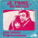 [Pochette de Je t’aime… Moi non plus / Jane B. (Jane BIRKIN et Serge GAINSBOURG)]