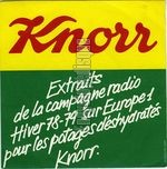 [Pochette de Knorr - extraits de la campagne radio hiver 78-79 sur Europe 1 pour les potages déshydratés]