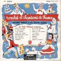 [Pochette de Rondes et chansons de France n° 1]