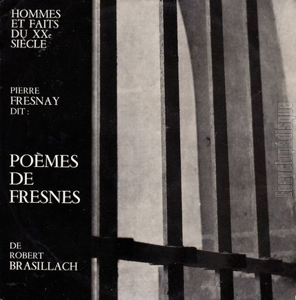 [Pochette de Pierre Fresnay dit : Pomes de Fresnes, de Robert Brasillach (DICTION)]