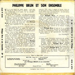 [Pochette de Le petit cordonnier (Philippe BRUN) - verso]