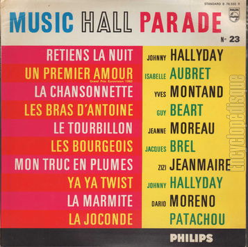[Pochette de Music-Hall parade n° 23 (MUSIC-HALL PARADE)]