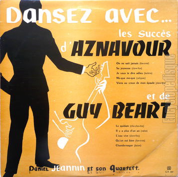[Pochette de Dansez avec les succs d’Aznavour et de Guy Bart (Daniel JEANNIN et son quartett)]