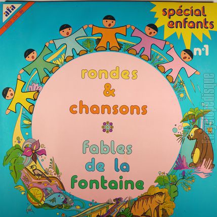 [Pochette de Spcial enfants n 1 "Rondes & chansons / Fables de La Fontaine" (JEUNESSE)]