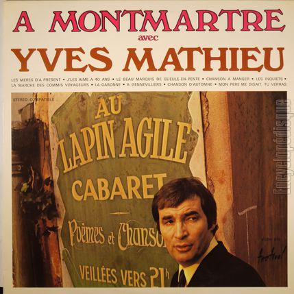 [Pochette de  Montmartre avec Yves Mathieu (Yves MATHIEU)]