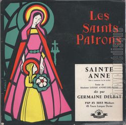 [Pochette de Les saints patrons : Sainte Anne (Les SAINTS PATRONS)]