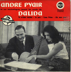 [Pochette de Andr Pyair et ses musicologues jouent les succs de Dalida (Andr PYAIR (Auteur-Compositeur))]