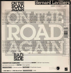 [Pochette de On the road again (Bernard LAVILLIERS) - verso]
