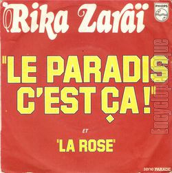 [Pochette de Le paradis c’est a ! / La rose (Rika ZARA)]