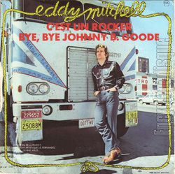 [Pochette de C’est un rocker / Bye, bye Johnny B. Goode (Eddy MITCHELL) - verso]