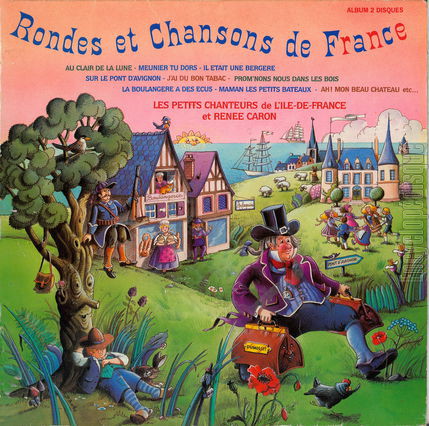 [Pochette de Rondes et chansons de France (Rene CARON et LES PETITS CHANTEURS DE L’LE-DE-FRANCE)]