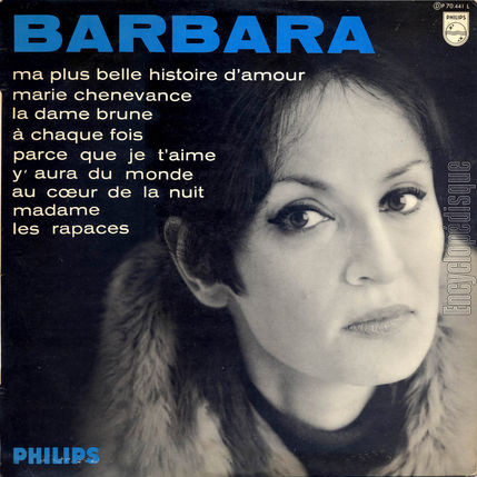 [Pochette de Ma plus belle histoire d’amour (BARBARA)]