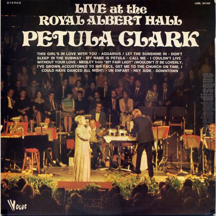 [Pochette de Live at the Royal Albert Hall (Petula CLARK)]