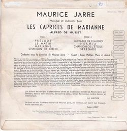 [Pochette de Les caprices de Marianne (COMPILATION) - verso]
