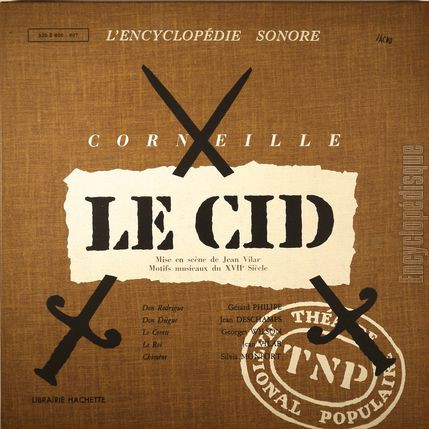 [Pochette de Le Cid (Corneille) - TNP (THTRE / SPECTACLE)]
