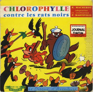 [Pochette de Chlorophylle contre les rats noirs - Journal de Tintin - (JEUNESSE)]