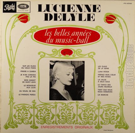 [Pochette de Les belles annes du music-hall n 59  (Lucienne DELYLE)]