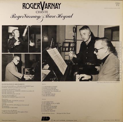 [Pochette de Roger Varnay chante Roger Varnay & Marc Heyral (Roger VARNAY) - verso]