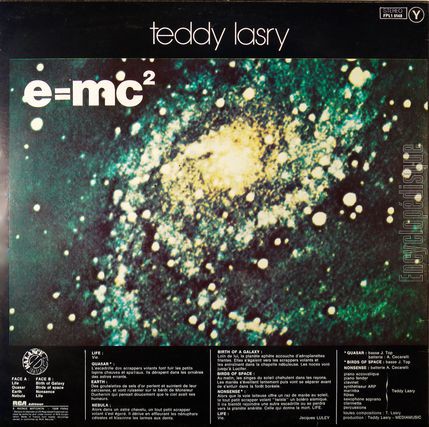 [Pochette de E=MC2 (Teddy LASRY) - verso]