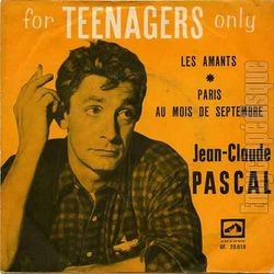 [Pochette de For teenagers only (Jean-Claude PASCAL)]