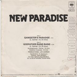 [Pochette de Gangster’s paradise (NEW PARADISE) - verso]
