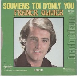 [Pochette de Souviens-toi d’only you (Franck OLIVIER) - verso]