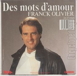 [Pochette de Des mots d’amour (Franck OLIVIER) - verso]