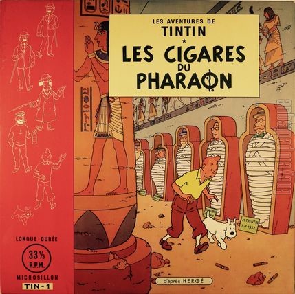 [Pochette de Les aventures de Tintin - Les cigares du Pharaon - (JEUNESSE)]