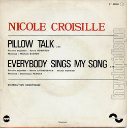 [Pochette de Pillow talk (Nicole CROISILLE) - verso]
