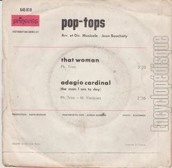 [Pochette de The TOP POPS -  That woman  (PRODUCTEURS FRANAIS) - verso]