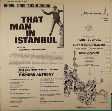 [Pochette de That man in Istanbul (B.O.F.  Films ) - verso]