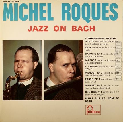 [Pochette de Jazz on Bach (Michel ROQUES)]