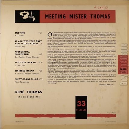 [Pochette de Meeting Mister Thomas (Ren THOMAS) - verso]
