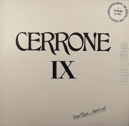 [Pochette de Cerrone IX - Your love survived - (CERRONE)]