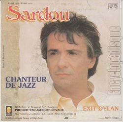 [Pochette de Chanteur de jazz (Michel SARDOU) - verso]