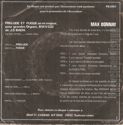 [Pochette de Accordon pour Concert (Max BONNAY) - verso]