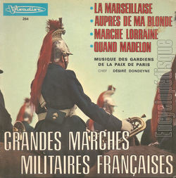 [Pochette de Grandes marches militaires franaises (MUSIQUE DES GARDIENS DE LA PAIX DE PARIS)]