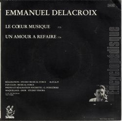 [Pochette de Le cœur musique (Emmanuel DELACROIX) - verso]