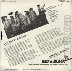 [Pochette de La rumba du bouchon (RED’N BLACK) - verso]