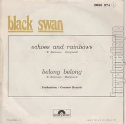 [Pochette de Echoes & rainbows (BLACK SWAN) - verso]