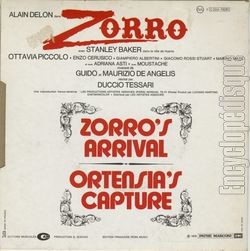 [Pochette de Zorro (B.O.F. « Films ») - verso]
