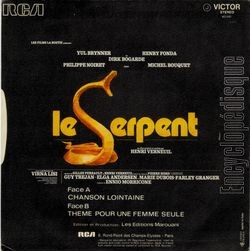 [Pochette de Le Serpent (B.O.F.  Films ) - verso]