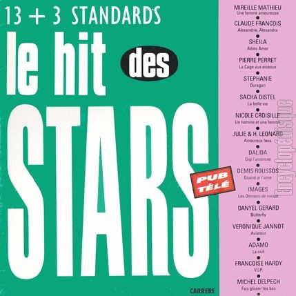 [Pochette de Le hit des stars (COMPILATION)]